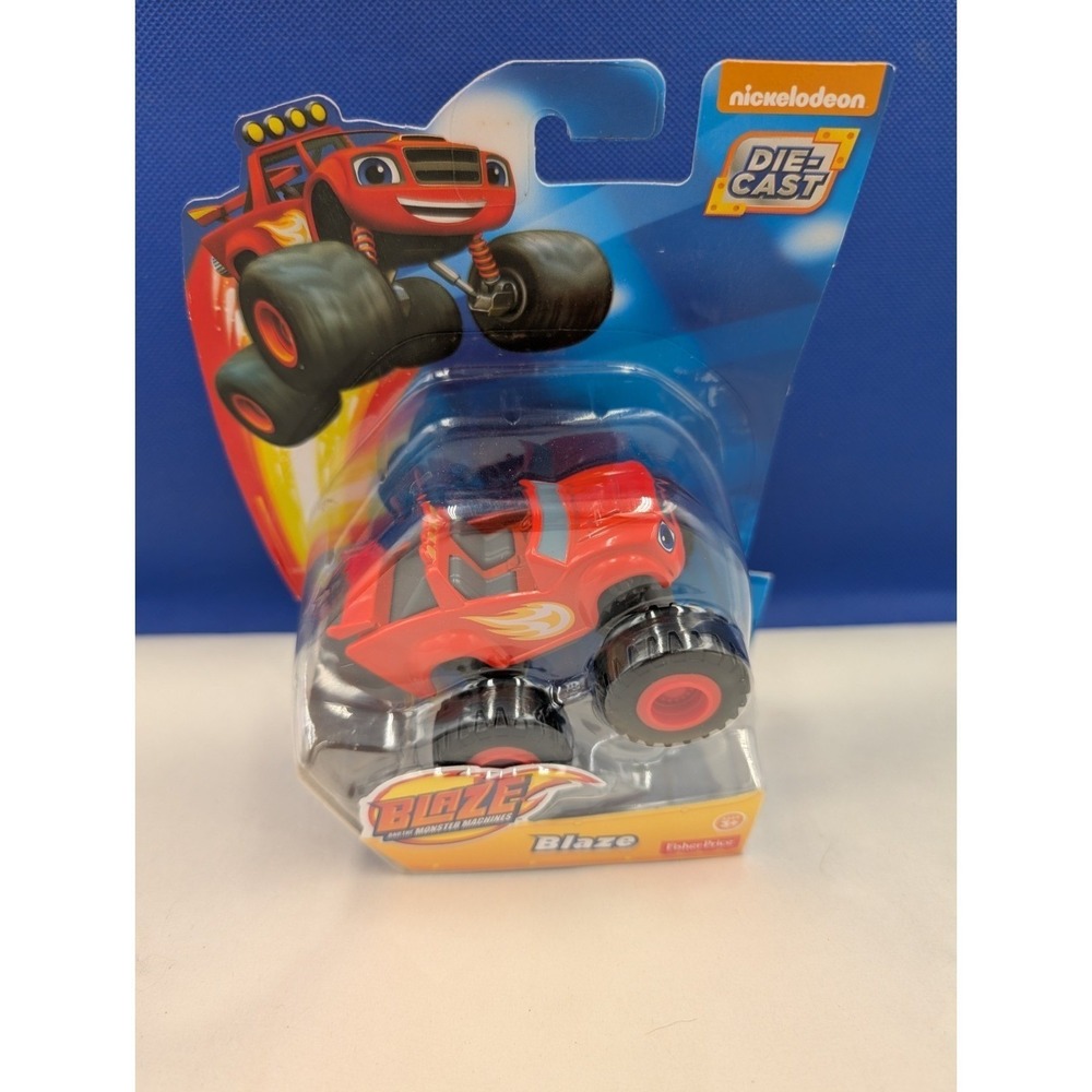 Blaze and the monster machines die cast Truck  Red Fisher Price Nickelodeon New